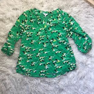 Crown & Ivy 3/4 sleeveCrane Top